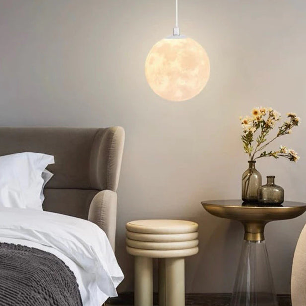 Luminária Pendente Dapper Lua Cheia - Encante-se com a Beleza Lunar em Sua Casa