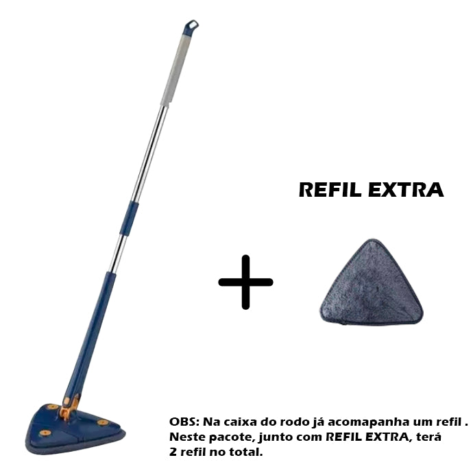 Mop de Limpeza Giratório 360° - Advanced Clean Dapper