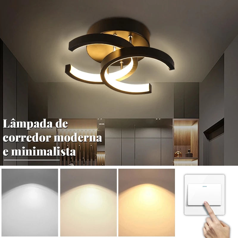 Luminária de Teto Dapper - Elegância e Estilo para Seu Ambiente