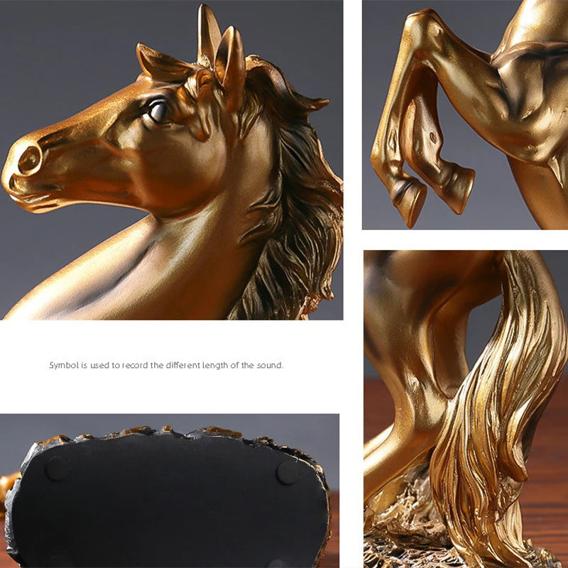 Escultura Decorativa de Cavalo – Símbolo de Força, Liberdade e Elegância