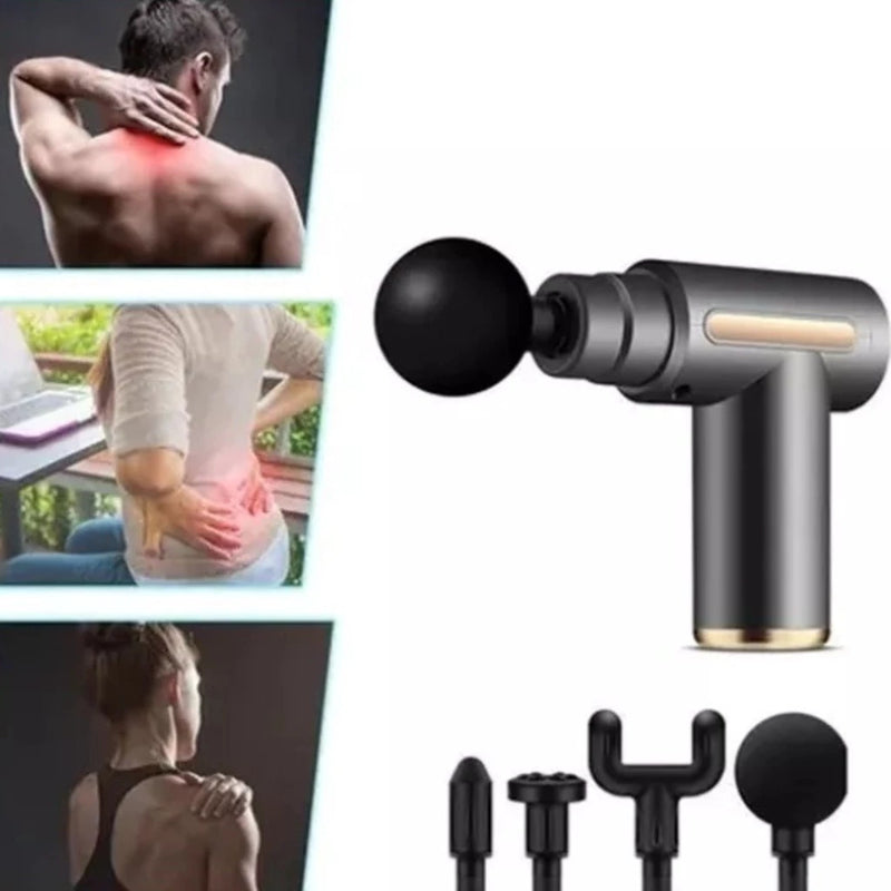 PowerRelief – Pistola de Massagem para Dores Musculares